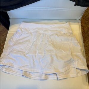 Lululemon White Athletic Skort